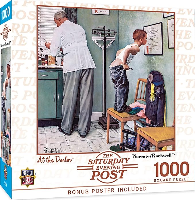 MasterPieces 1000 Piece Jigsaw Puzzle for Adults, Family, Or Youth - at The Doctor - 25"x25"