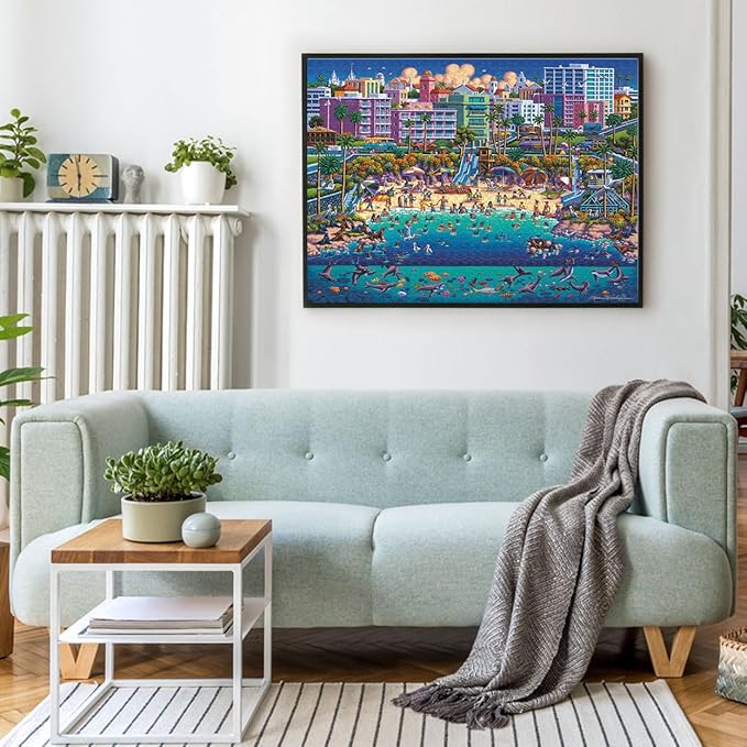 Dowdle La Jolla Cove 1000 Piece Jigsaw Puzzle for Adults – Buffalo Games Sapphire Select Premium Puzzle