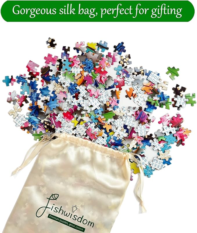 500 Pieces Assorted Cupcake Jigsaw Puzzle for Adults and Kids Big Size Gift Idea (Donuts)