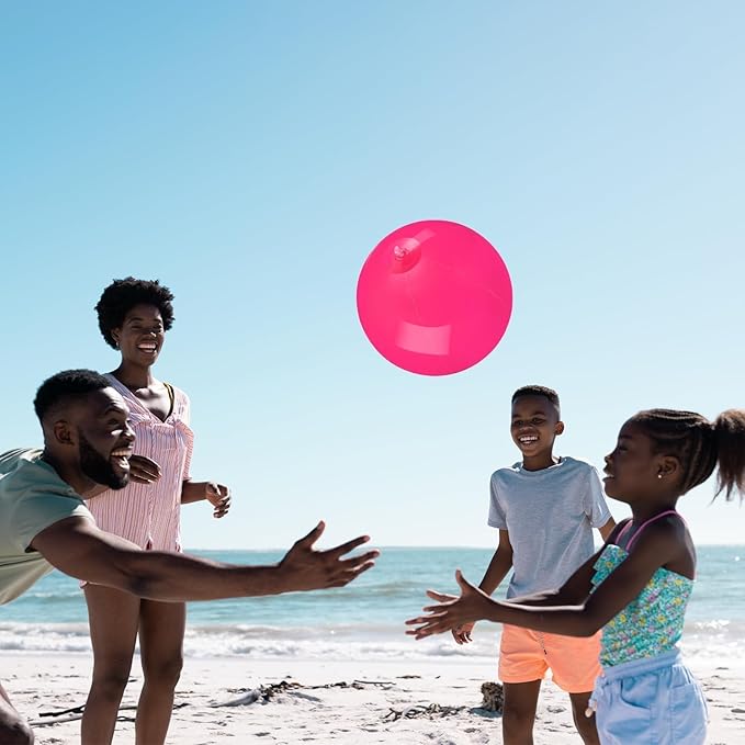 20 Pack Beach Ball - 12Inch Blow Up Beach Ball Party Supplies for Kids, Inflatable Floating Balls for Summer Pool Parties, Outdoor Activities & Birthday Decorations