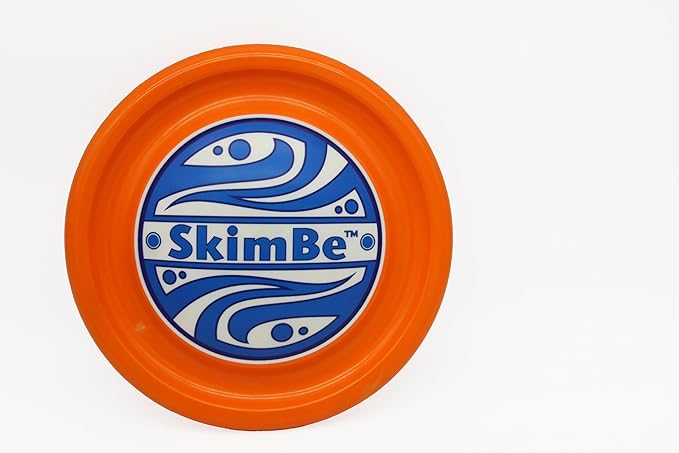 Skipping Disc Toy – Water Skipping Disc for Pool, Beach & Summer Fun – Floating Foam Throw Toy for Kids & Adults, Outdoor Water Play, Swim Training, Backyard Games (Orange)