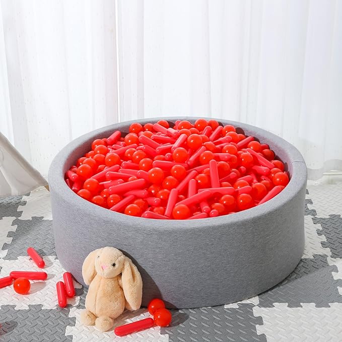 STARBOLO Ball Pit Balls for Kids -Pack of 150 200 500 Colorful Ball Pit Balls Crush Proof Plastic Toy Balls for Toddlers Ball Pit, Ball Pit Play Tent, Baby Pool Water Toys