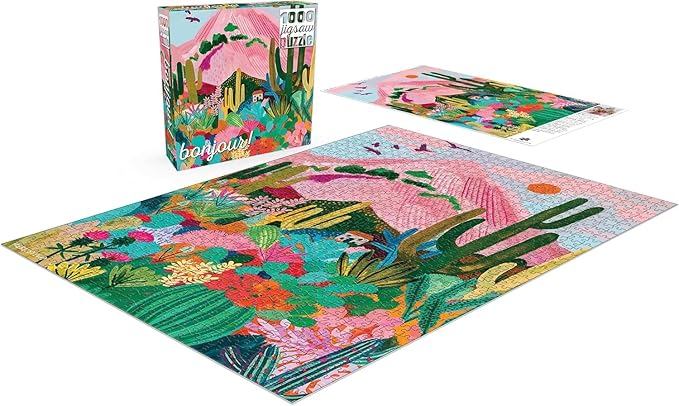 Buffalo Games - Hebe Studio - Cactus Mountain AZ - 1000 Piece Jigsaw Puzzle for Adults -Challenging Puzzle Perfect for Game Nights - Finished Size is 26.75 x 19.75