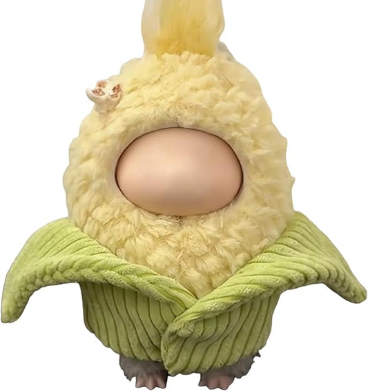 2026 New Adorable One-Piece Corn Clothes for 17cm Dolls, Outfits for Clothes Set, Cute Dolls Keychain Accessories (Doll Not Included)