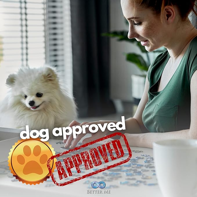 Pooping Dogs 1000-Piece Puzzle for Adults - Funny Pooping Puppies Jigsaw Puzzle Gag Gift for Dog Lovers & Puppy Owners (1000 Pieces)
