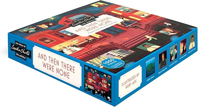 The World of Agatha Christie: and Then There were None: A 1000-piece Jigsaw Puzzle Illustrated by Ruby Ash