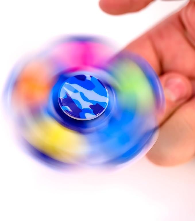 Nutty Toys Fidget Spinner - Sensory Toy for Kids & Adults - Top Stress & Anxiety Relief Gifts 2026 - Unique Easter Basket Stuffers Gift Idea - Best Toddler, Tween, Teen Girl & Teenage Boys Present