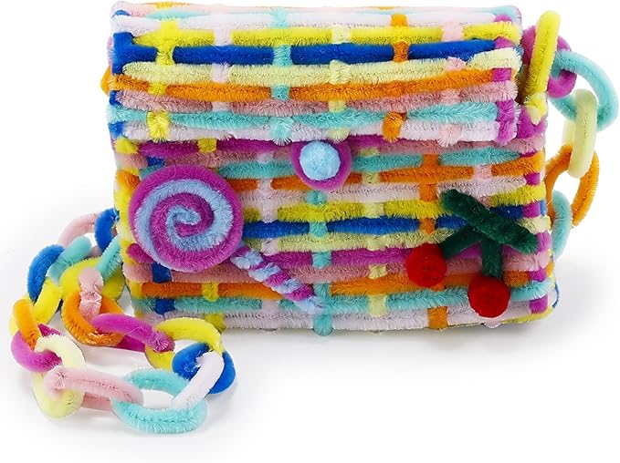 Caydo 200 PCS Thick Pipe Cleaners Craft Supplies Multi-Color Chenille Stems for Art and Craft Projects Kids Creative Toys DIY Easter Decorations (12inch x 6mm)