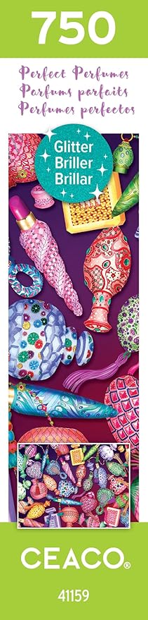 Ceaco - 750 Piece Jigsaw Puzzle - Parvanah Holloway - Glitter - Perfect Perfumes - Relaxing and Fun Activity for Adults
