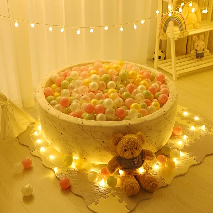 STARBOLO Ball Pit Balls for Toddlers Phthalate Free BPA Free Non-Toxic Crush Proof Play Balls for Toddlers Kids Pool Playhouse Pack of 100 200 500