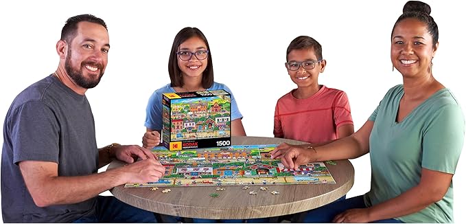RoseArt - Kodak Premium - Hometown Heroes - 1500 Piece Jigsaw Puzzle for Adults