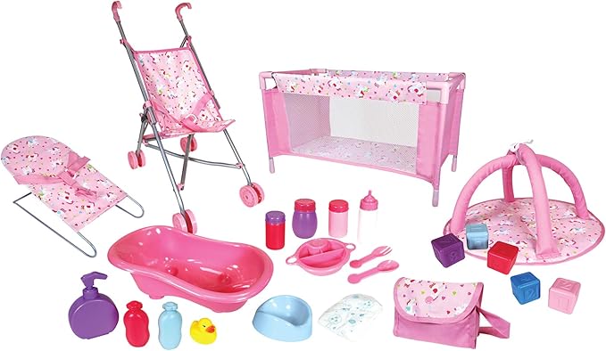Baby Doll - 24 Piece Nursery Play Set