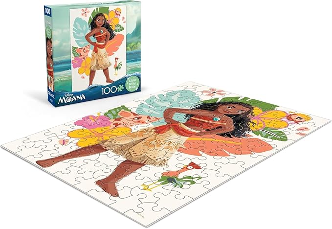 Ceaco - Disney - Moana - Glitter Puzzle - 100 Piece Jigsaw Puzzle