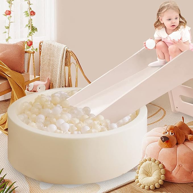 TRENDPLAY Star Ball Pit Balls for Toddlers -50 100 200 Count Star Balls Different Shapes, Non-Toxic Plastic Balls for Safe Play, Boys Girls Festival Party Decoration
