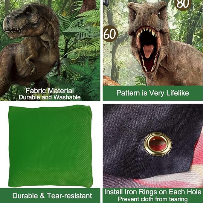 Dinorsaur Bean Bag Toss Game for Kid Toddlers 1-3 with 4 Color Bean Bags, Sports & Outdoor Play Toys Yard/Backyard/Lawn Games for Kids Ages 6-8, Birthday Family Party Supplies Decoration Jamonxi
