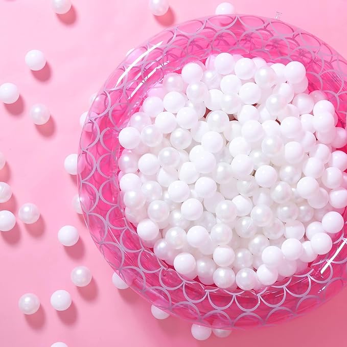 GOGOSO Ball Pit Balls for Toddlers Kids Plastic Balls for Ball-Pit Playpen Pool Baby Play Pastel BPA-Free Non Toxic Play Pastel Crush Proof Bal 50 100 200 500 1000 Count