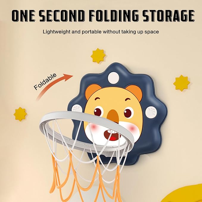 Toddlers Basketball Hoop Indoor, Adjustable Height Indoor Mini Basketball Hoop for Toddlers Kids Boys Bedroom Toddler Kids Toys Toys for 3 + Year Old
