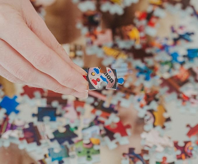 an Afternoon in The 80s Retro 1000-Piece Jigsaw Puzzle by Rachid Lotf | Brain Teaser Activity for Kids and Adults | 28 x 20 Inches