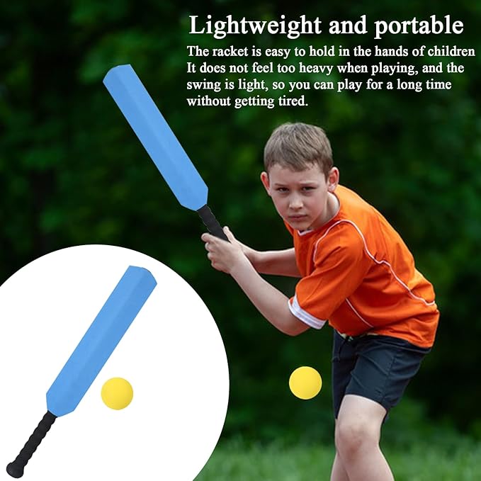 Cricket Game For Kids - ABS EVA | EVA Bat & Ball Game For Kids | Sports Kit Fun Activity Outdoor Sports Toy For Kids Play Time, Backyard Games Tr