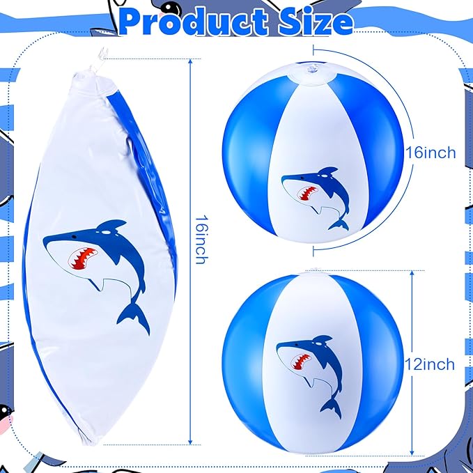12 Inch Inflatable Beach Balls for Kids Birthday Party Favor Decorations Pool Toy PVC Beach Ball
