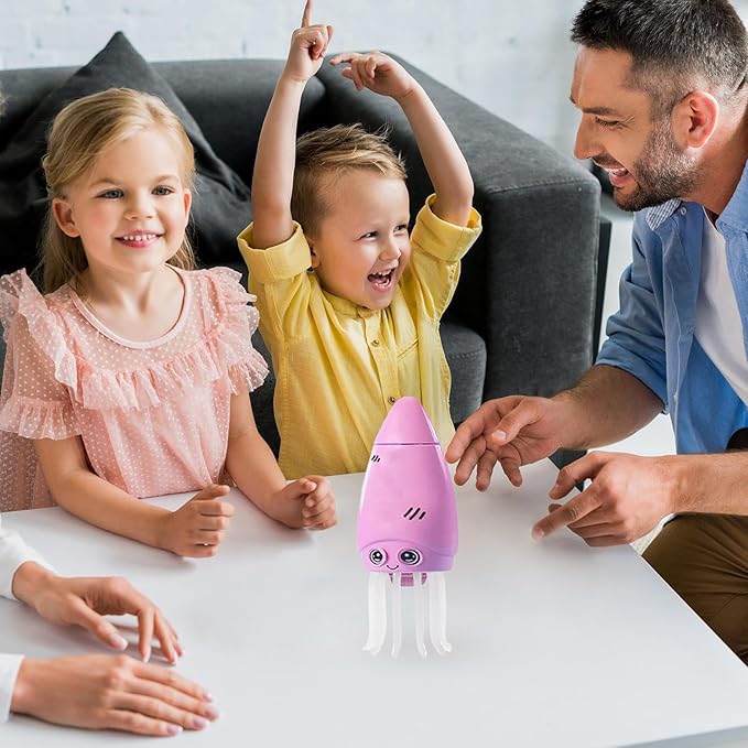 Eject Squidtoy - Fluorescent Practical Joke, Funny Interactive Gadget, Long Lasting Desk Amusement | Portable Novelty Gag Play Trickytoy Kids Teens Classroom Fun Stress Reliief Humortoy Giffts