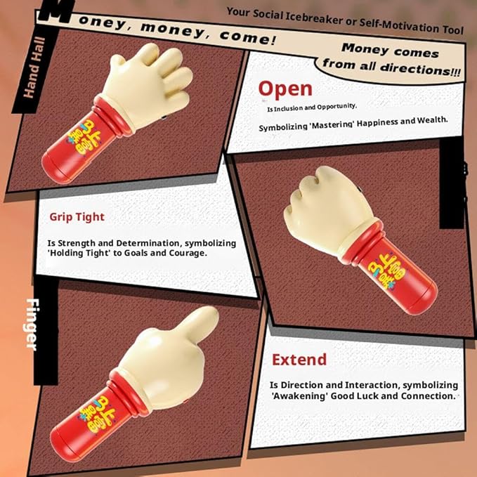 Prank Toys,Hand Design Funny Gadget with Sound,Novelty Funny Toy Pranks,Hilarious Sound Effect Device,FunnyToy Pranks for Party,Office,Friends,Birthday Holiday Easter & White Elephant Gift