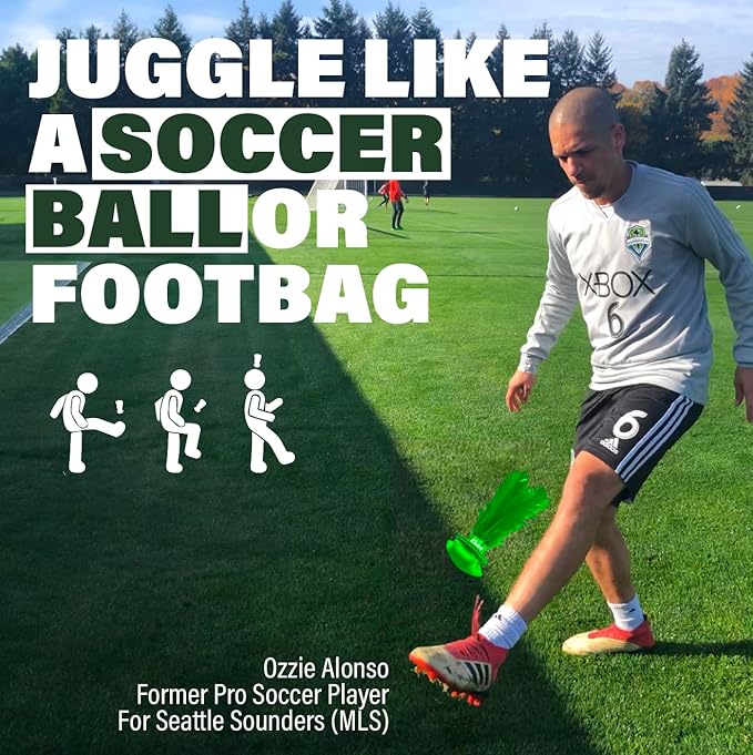 Kickit | The Original Birdie Soccer Trainer | Play Outdoors, Indoors or Backyard, Beach or Tailgate, All Ages Fun & Travel Friendly