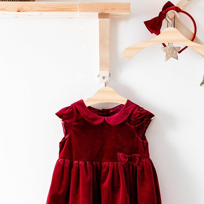 BESPORTBLE Wooden Dolls Clothes Hangers, 10pcs Mini Wooden Hangers Mini Dress Outfit Holders Dollhouse Miniature Accessories for Doll Clothes (4.68in)