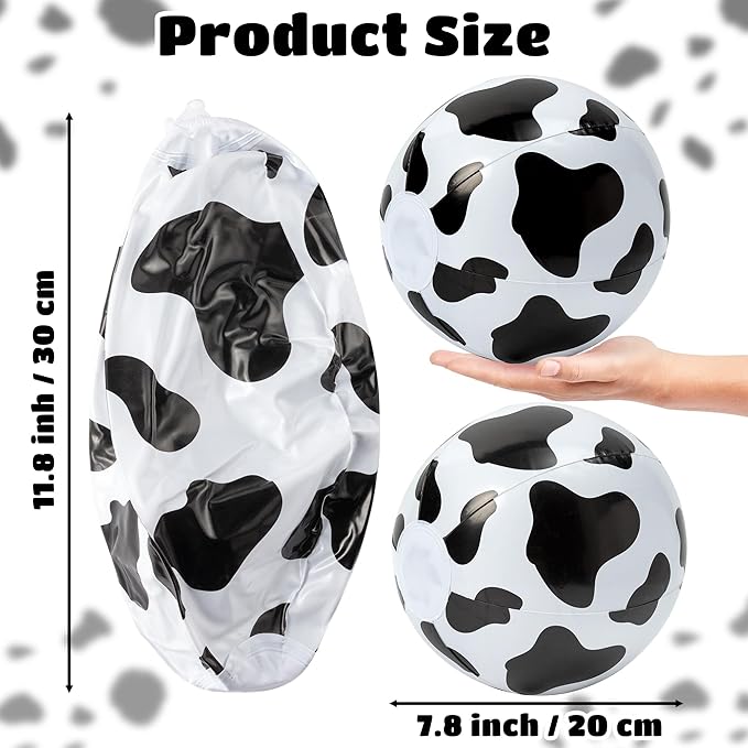 12 Pack Beach Ball Set, Reusable Colorful Inflatable Ball with Vacuum Storage Bag for Pool Party, Beach Games