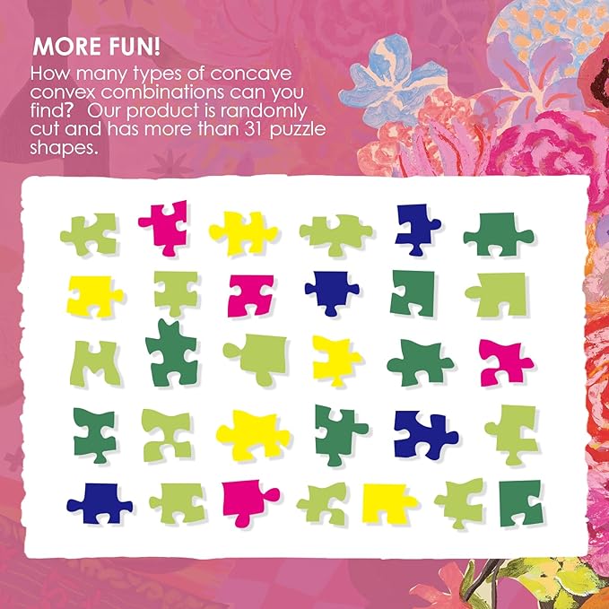 MOMIBOOK 1000 Piece Puzzle for Adults Jigsaw Puzzles of Tipsy Reverie, Twinkle Laminate Painting Image Challenging Hard Impossible Puzzle Unique Funny Party Christmas Birthday Gifts