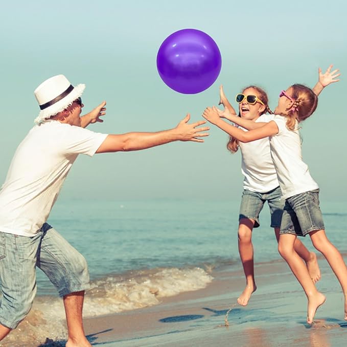 3 Pcs Inflatable Playground Balls 9 Inch Bouncy Balls with Hand Air Pump for Indoor Outdoor Play Balls for Kids