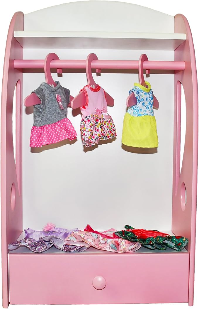 Baby Doll Clothes ,6 Sets Girl Doll Clothes Dress for 10-12 Inch Doll, Doll Clothes Accessories for Baby Doll Girl