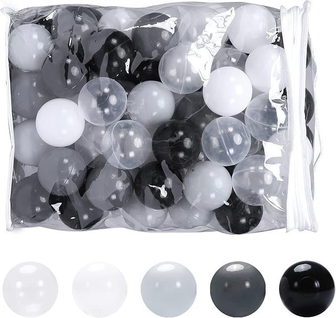 STARBOLO Ball Pit Balls for Toddlers Phthalate Free BPA Free Non-Toxic Crush Proof Play Balls for Toddlers Kids Pool Playhouse Pack of 100 200 500