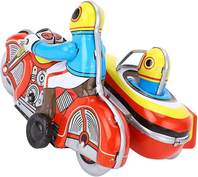 ANGGREK Retro Wind Up Toy, Motorcycle Toy Easy for Christmas