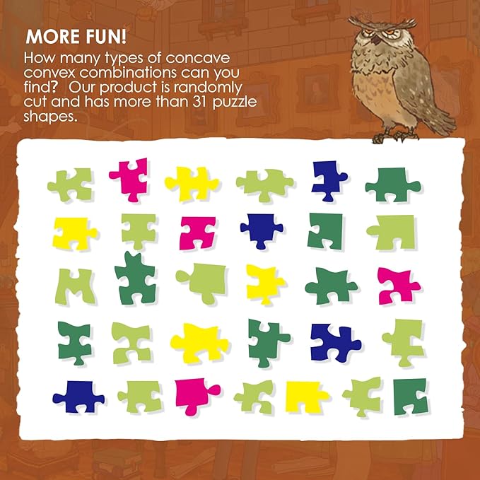 MOMIBOOK Puzzles for Adults 1000 Piece Jigsaw Puzzles of Magic Night Whispers, Glow in The Dark Luminous Painting Image Challenging Hard Impossible Puzzle Unique Funny Party Christmas Birthday Gifts