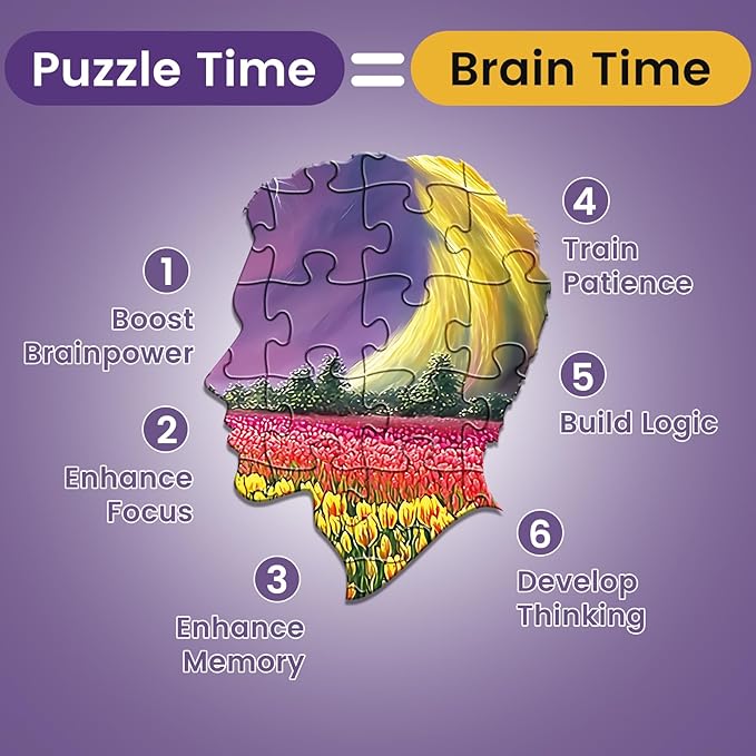 500 Piece Puzzle for Adults,Colorful Flower Puzzle for Adults Seniors,Rainchbow Tornado Jigsaw Puzzle with Letters on Back,Challenging Unique Family Game Gifts for Friends Men Women Seniors,20.5*15In