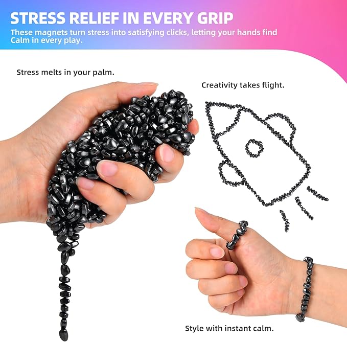 550pcs Fidget Toys for Adults & Teens,Stress Relief Sensory Toys for Autism ADHD Anxiety,Weak Magnetic Putty,Desk Fidgets Toys for Office,Adults Gifts