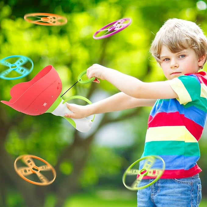 pamexin Outside Toys for Kids Ages 4-8 - Manual Capture Catching Game - Toddler Chasing Toy for Boys & Girls, Ages 3-7 - Outdoor Fun Family Games