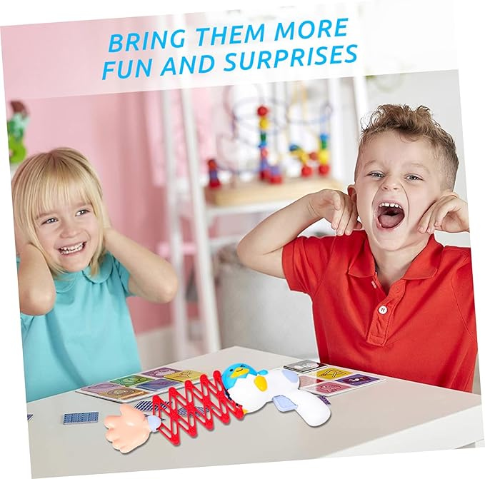 Kisangel Spring Hand Toys Telescopic Fists Toy Boys and Girls Prank Party Game Office Prank Props