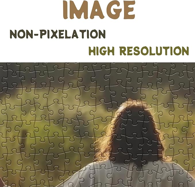 Jesus Sheep Puzzles for Adults 1000 Pieces, Christian Religious Jigsaw Puzzles, Catholic Art Puzzles