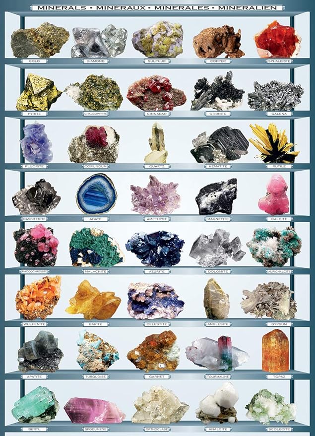 EuroGraphics Minerals of The World 1000 Piece Puzzle (6000-2008)