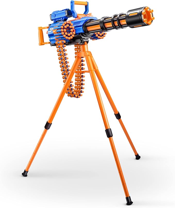 X-Shot Insanity Motorized Rage Fire by ZURU 72 Darts, Air Pocket Technology Darts, Dart Storage, Blasting Power, Auto Feeding Belt, Tripod & Scope, Outdoor Toy for Boys, Girls, Teens, Adults