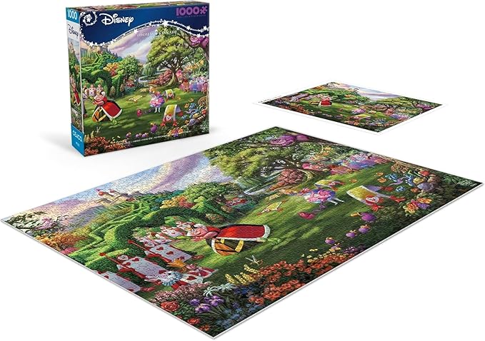 Ceaco - Thomas Kinkade - Disney - Queen of Hearts - 1000 Piece Jigsaw Puzzle