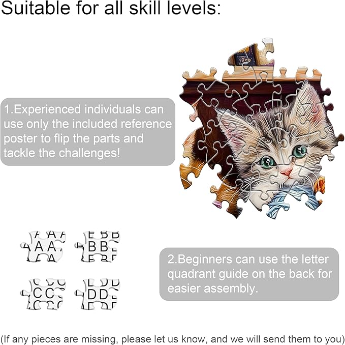 Bimkole Cat Puzzles for Adults 1000 Pieces, Books Paper Jigsaw Puzzle 1000 Pieces - Fun and Challenging Family Decoration Puzzle Great Gift Idea, Finished Size is 31.5 x 16.14 in