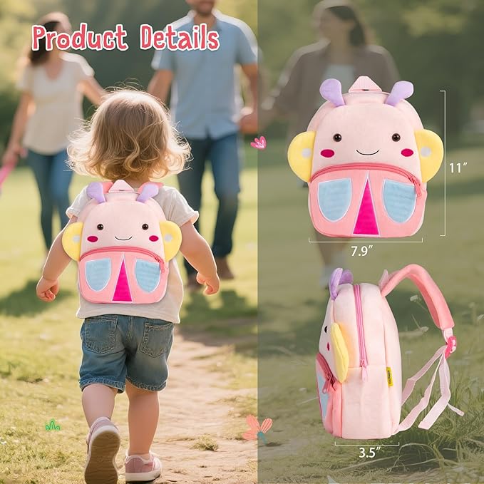 Reborn Baby Dolls Clothes Girl Outfit Accessories Pink Flower 12 Pcs for 17-22 Inches Reborn Dolls Newborn Girl with Butterfly Backpack