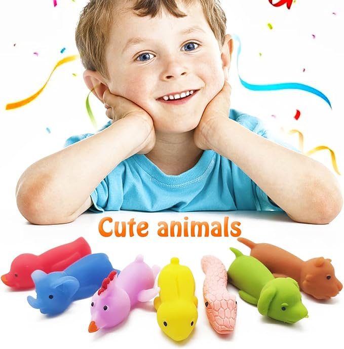 36Pcs Finger Slingshot Catapult Animal Toys,Flick Stretchable Rubber Flying Stretchy Cats Toy for Festivals,Party Favors,Flying Games,Thanksgiving,Christmas,Non Sticky
