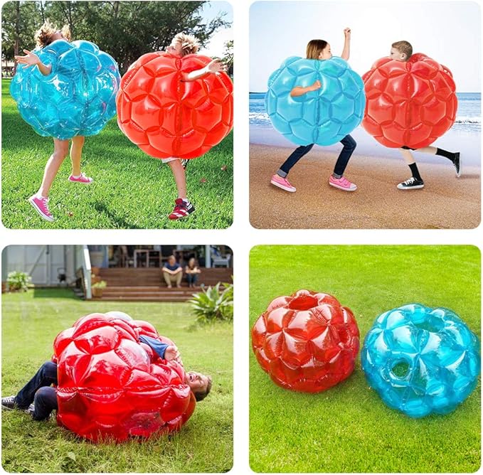 XBEN 36" Inflatable Bumper Balls 2-Pack - Tear-Resistant PVC Human Hamster Ball for Kids/Adults (Height: 29.5 inch,), Giant Zorb Ball for Backyard,Outdoor Team Games/Camping