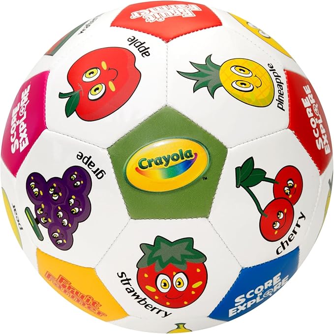 Crayola Official Soccer Ball - Unisex Kids - CRAY85BL Fruits Size 5