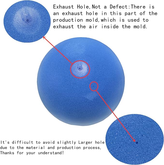 7 Inches Soft No-Noise Foam Ball Sponge Kickball Dodgeball for Indoor Activity