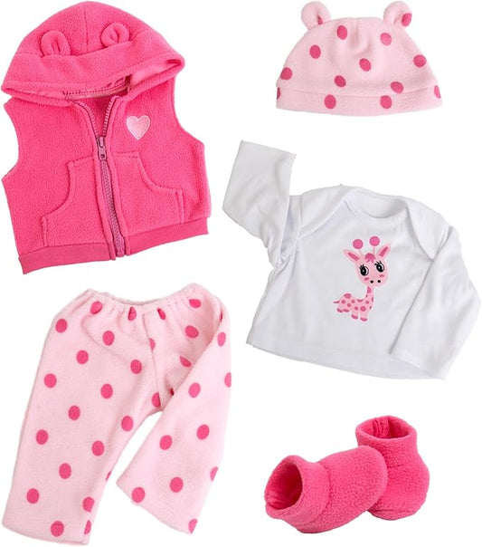 Aori Reborn Baby Dolls Clothes - Outfit Clothing Accessories for 20-24 inch Lifelike Newborn Baby Dolls
